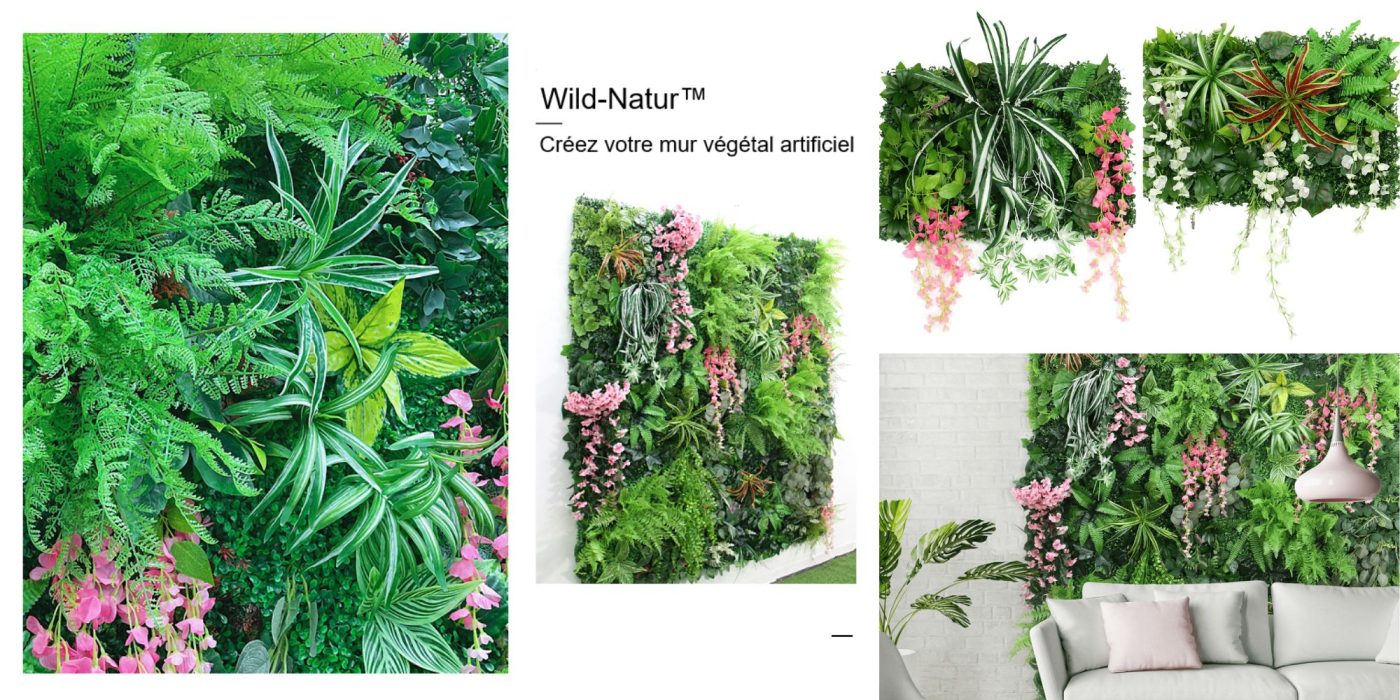murs végétalisés artificiels