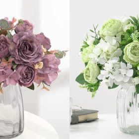 Avec quelles fleurs accorder des pivoines artificielles ?