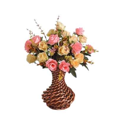 10 Roses Artificielles Halloween Avec Araignées - Déco Gothique Pour Fête (Noir, Orange, Rouge, Violet)