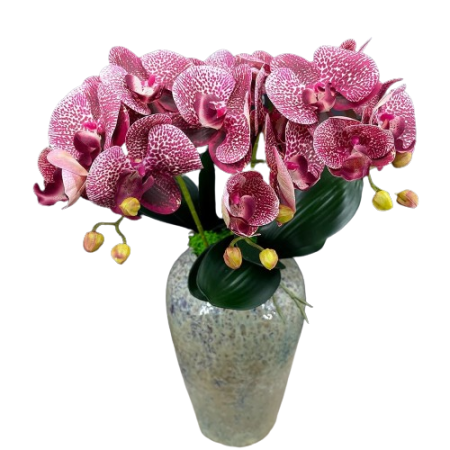 Fleur-d-Orchidée-Artificielle-haut-de-gamme-violet