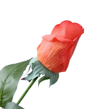 Roses-artificielles-haut-de-gamme-orange